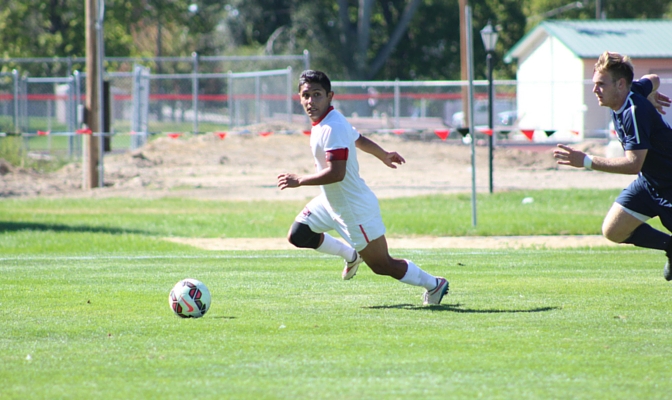 Julio Castillo earned GNAC Offensive Player of the Week with three assists for NNU.